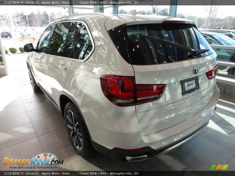 2018 BMW X5 xDrive35i Alpine White / Black Photo #2