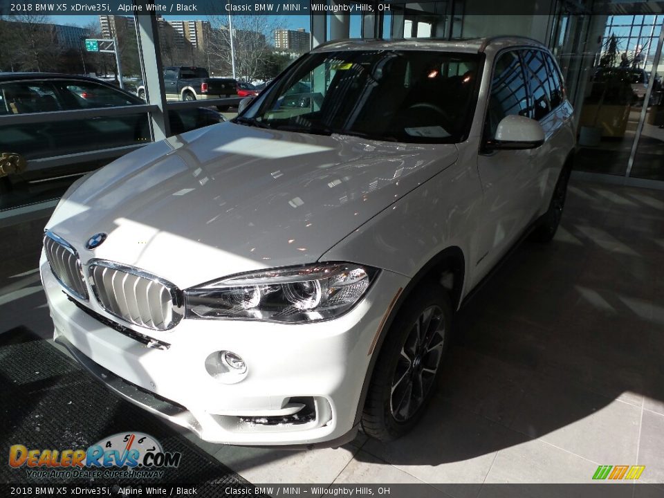 2018 BMW X5 xDrive35i Alpine White / Black Photo #3