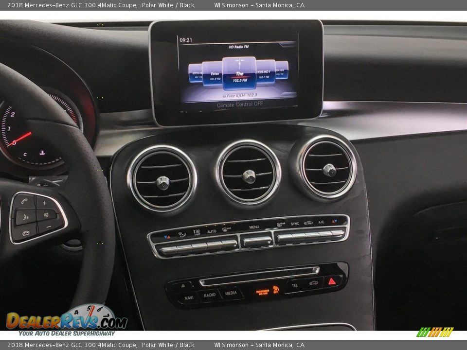 2018 Mercedes-Benz GLC 300 4Matic Coupe Polar White / Black Photo #6