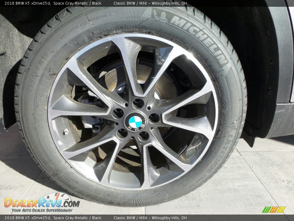 2018 BMW X5 xDrive35d Space Gray Metallic / Black Photo #4