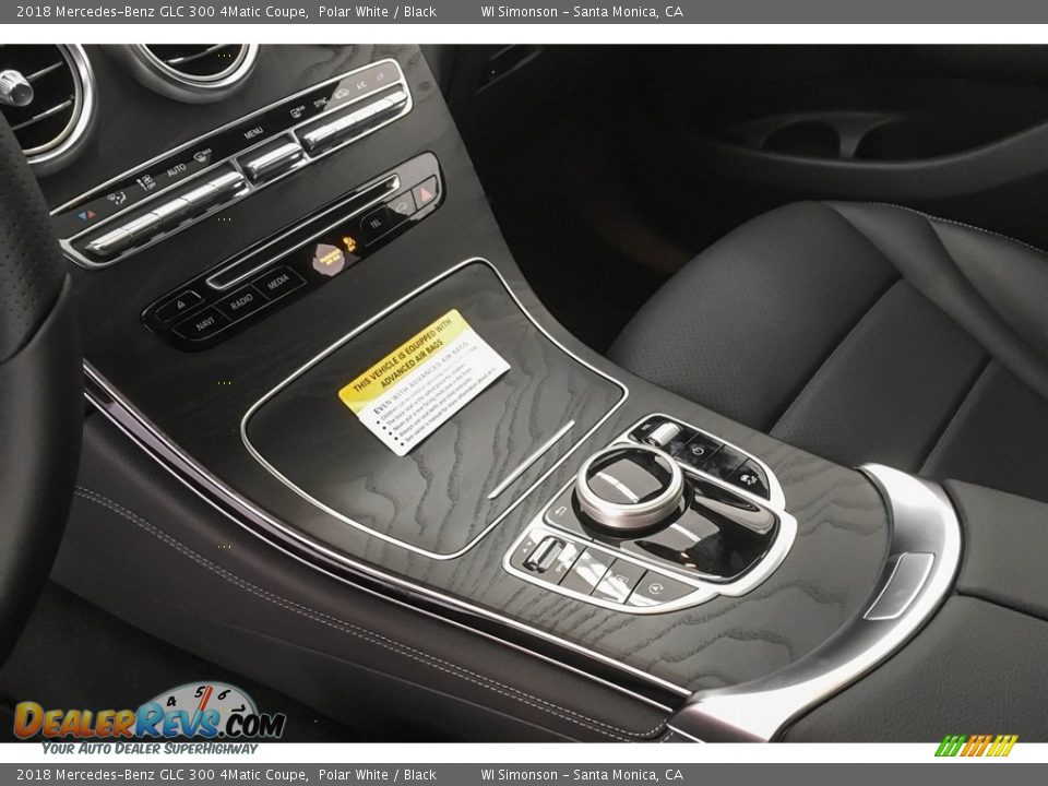 2018 Mercedes-Benz GLC 300 4Matic Coupe Polar White / Black Photo #7