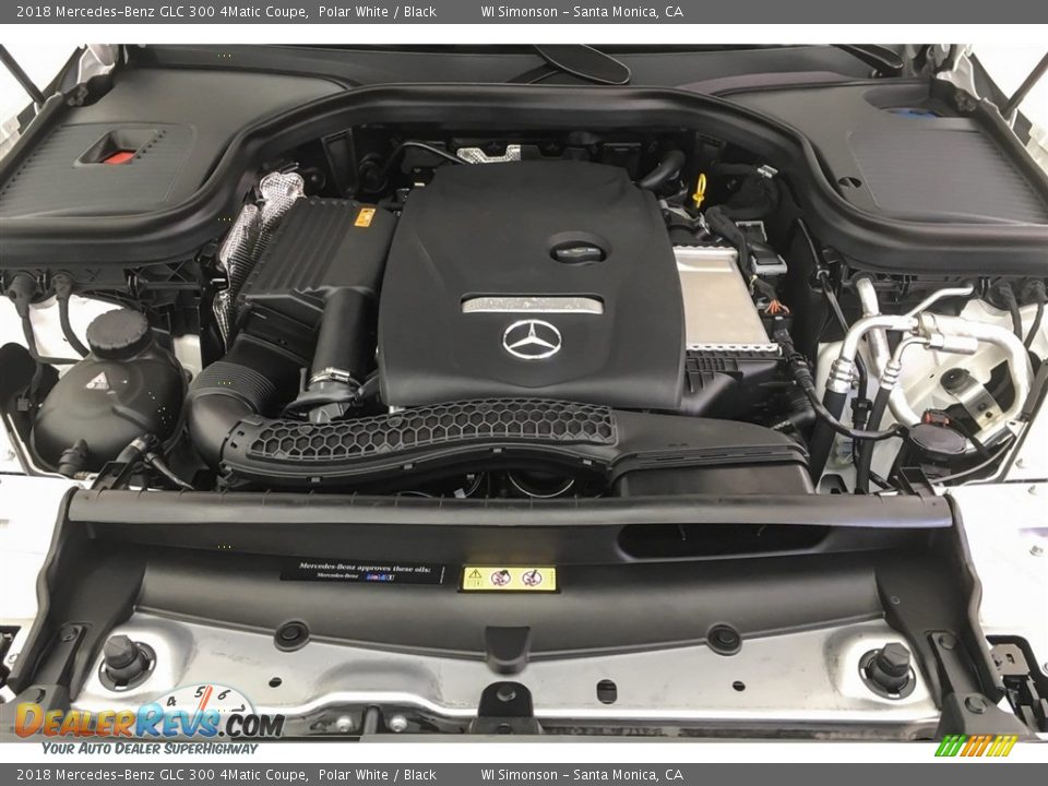 2018 Mercedes-Benz GLC 300 4Matic Coupe Polar White / Black Photo #8