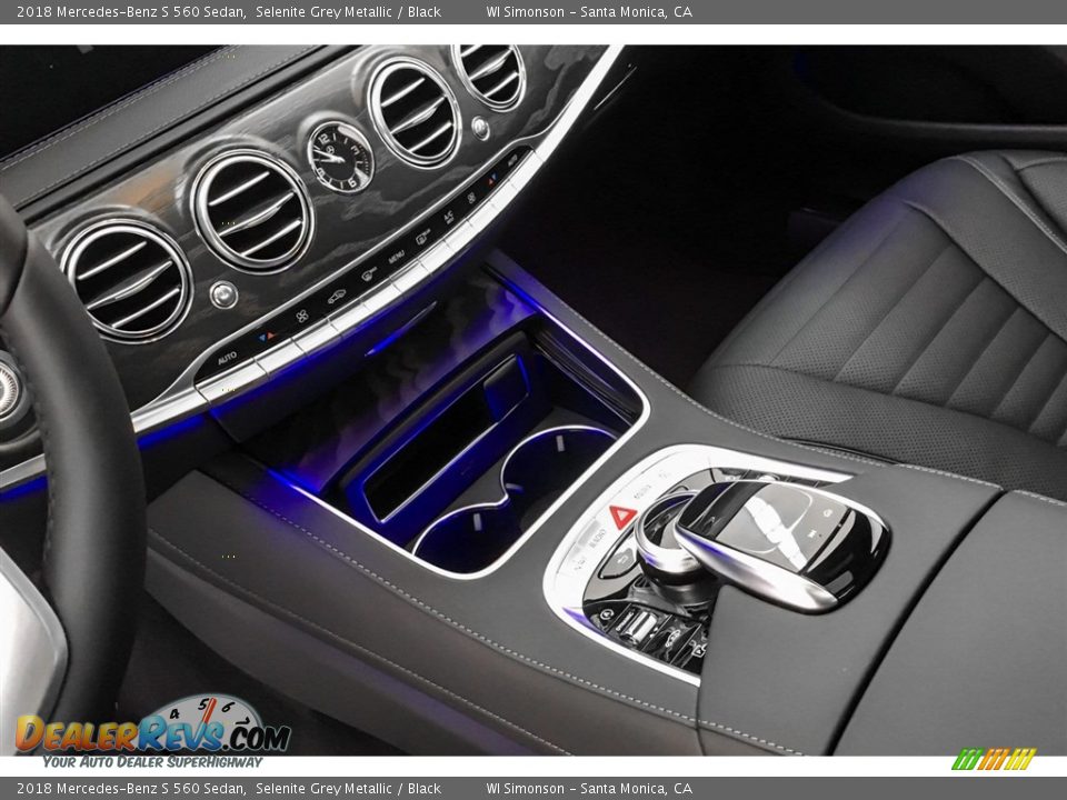 2018 Mercedes-Benz S 560 Sedan Selenite Grey Metallic / Black Photo #7