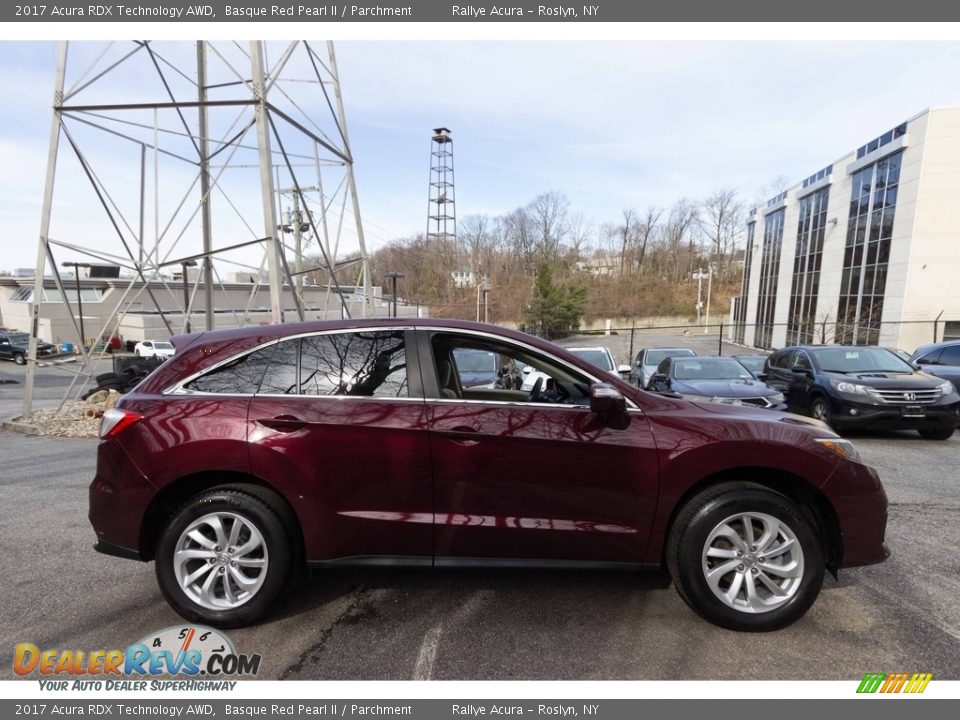 2017 Acura RDX Technology AWD Basque Red Pearl II / Parchment Photo #7