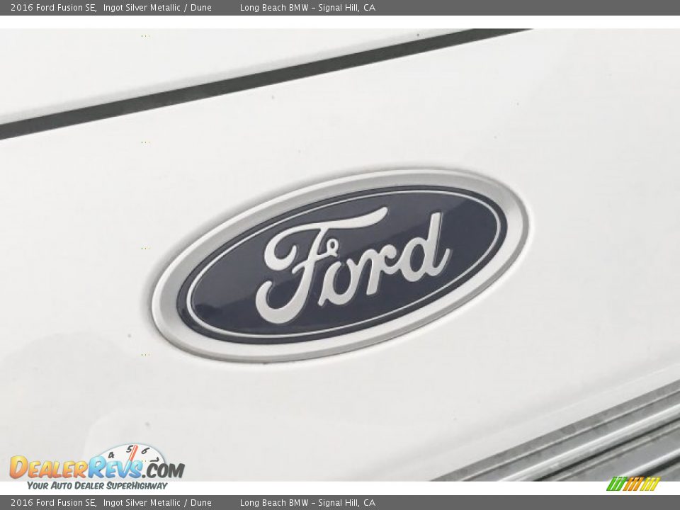 2016 Ford Fusion SE Ingot Silver Metallic / Dune Photo #26