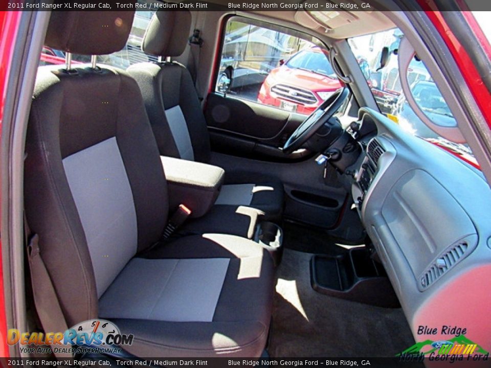 2011 Ford Ranger XL Regular Cab Torch Red / Medium Dark Flint Photo #14