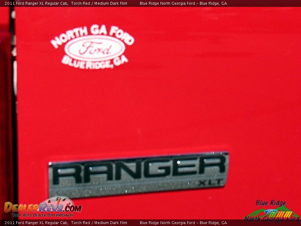 2011 Ford Ranger XL Regular Cab Torch Red / Medium Dark Flint Photo #29