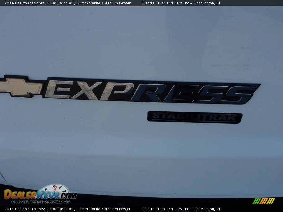 2014 Chevrolet Express 1500 Cargo WT Summit White / Medium Pewter Photo #23