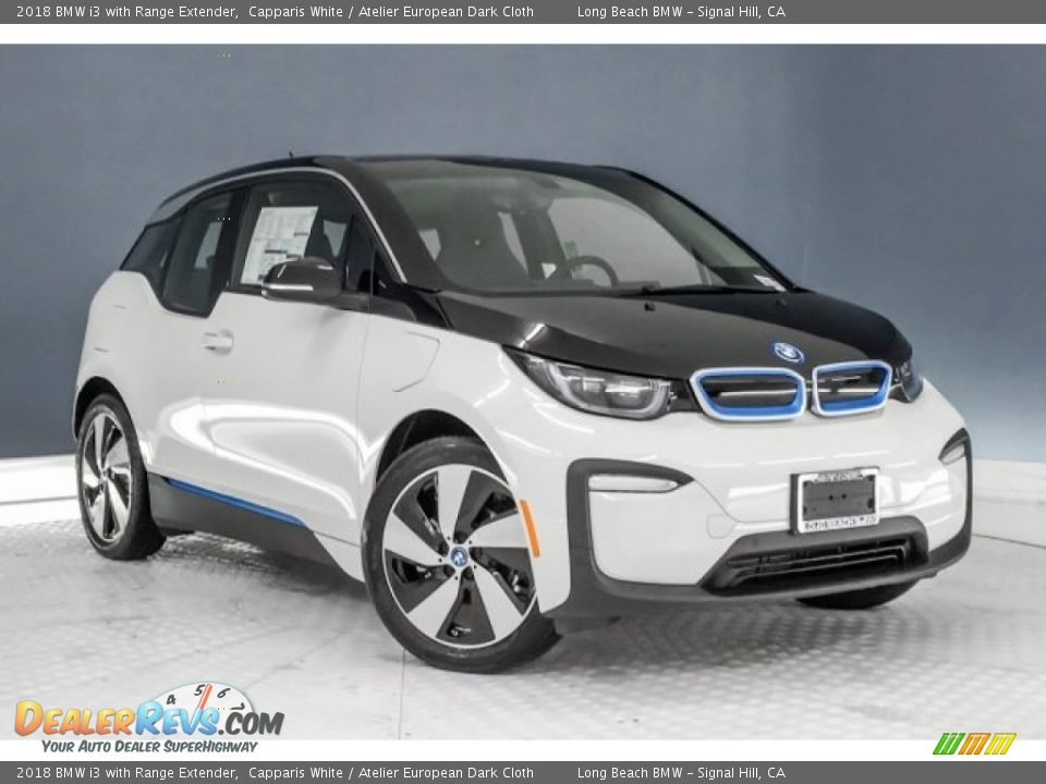 2018 BMW i3 with Range Extender Capparis White / Atelier European Dark Cloth Photo #12