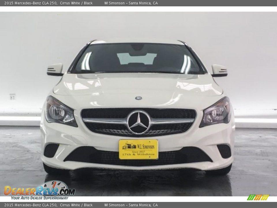 2015 Mercedes-Benz CLA 250 Cirrus White / Black Photo #2