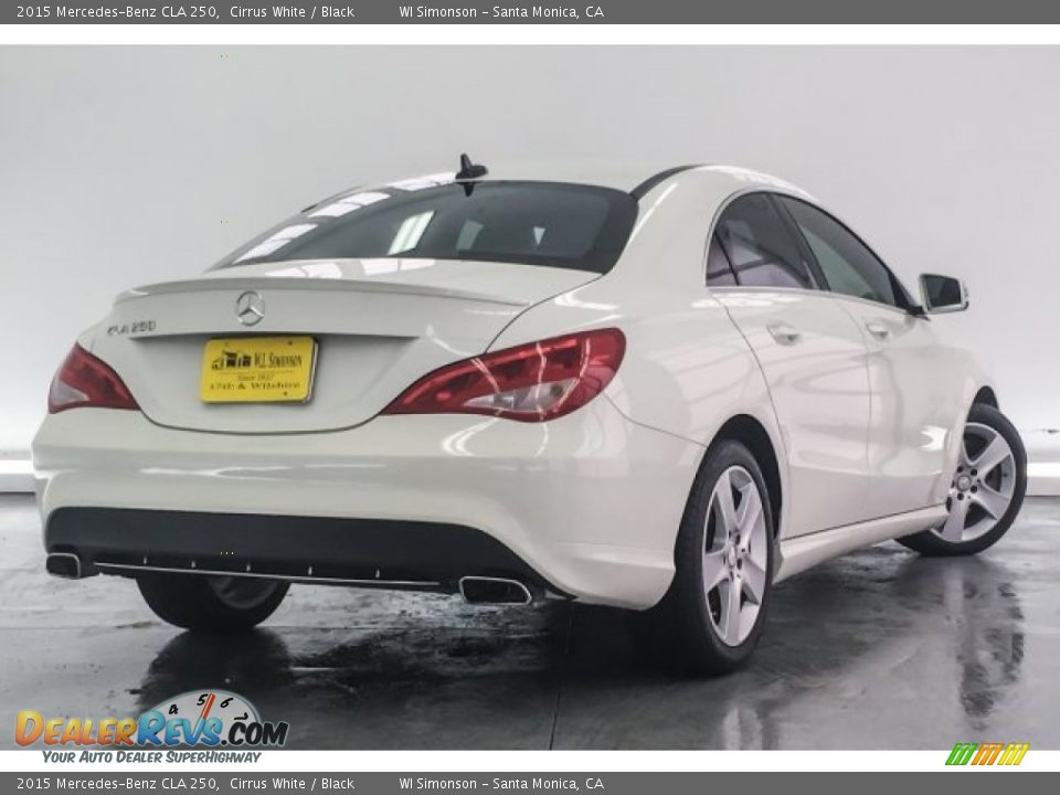 2015 Mercedes-Benz CLA 250 Cirrus White / Black Photo #16