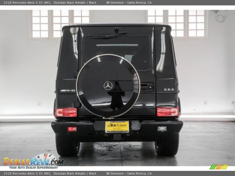 2018 Mercedes-Benz G 63 AMG Obsidian Black Metallic / Black Photo #3