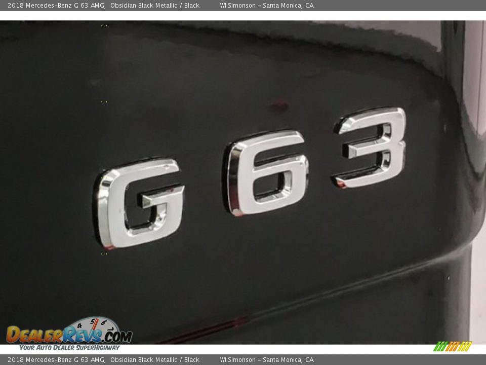 2018 Mercedes-Benz G 63 AMG Obsidian Black Metallic / Black Photo #7