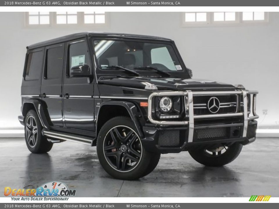2018 Mercedes-Benz G 63 AMG Obsidian Black Metallic / Black Photo #10