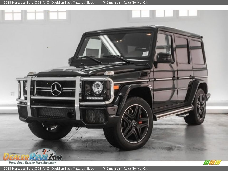 2018 Mercedes-Benz G 63 AMG Obsidian Black Metallic / Black Photo #11