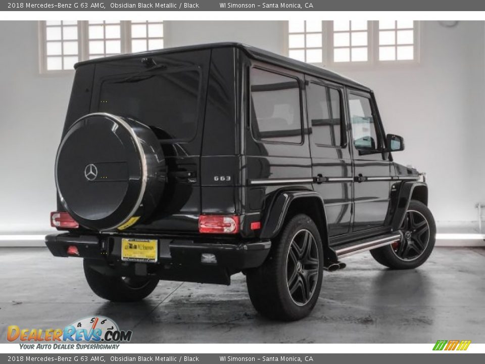 2018 Mercedes-Benz G 63 AMG Obsidian Black Metallic / Black Photo #14