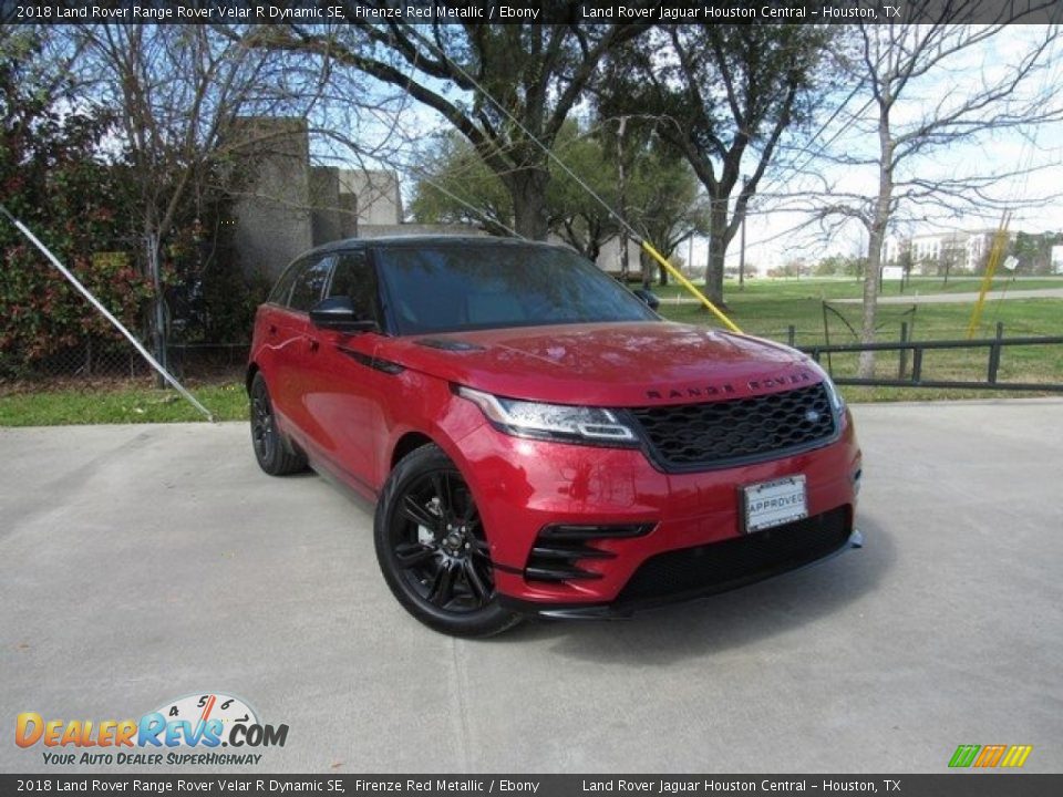 2018 Land Rover Range Rover Velar R Dynamic SE Firenze Red Metallic / Ebony Photo #1