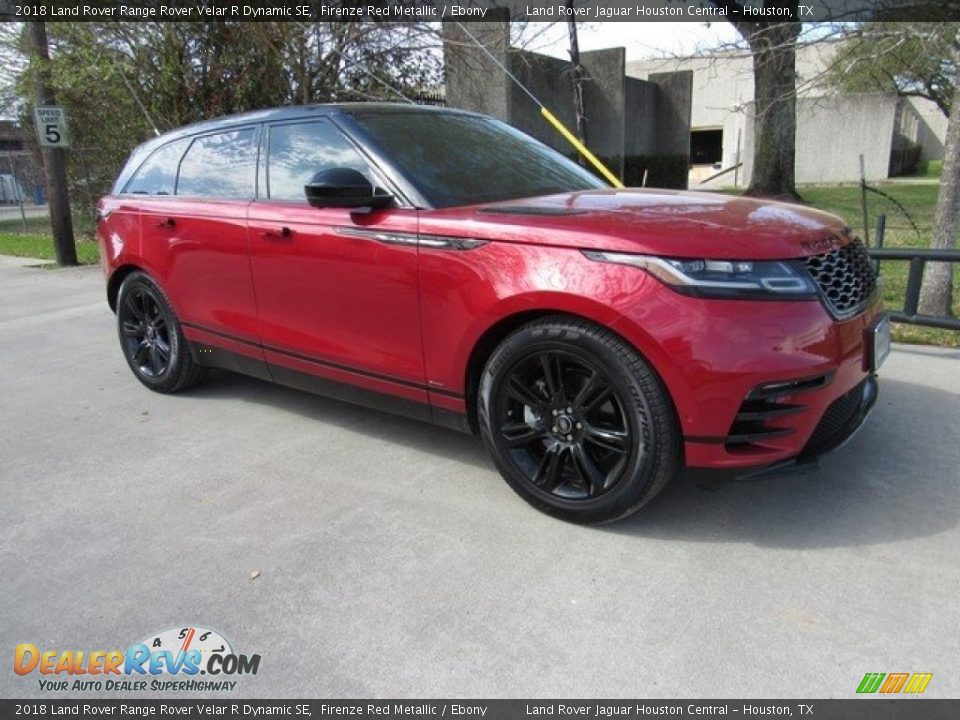 2018 Land Rover Range Rover Velar R Dynamic SE Firenze Red Metallic / Ebony Photo #7