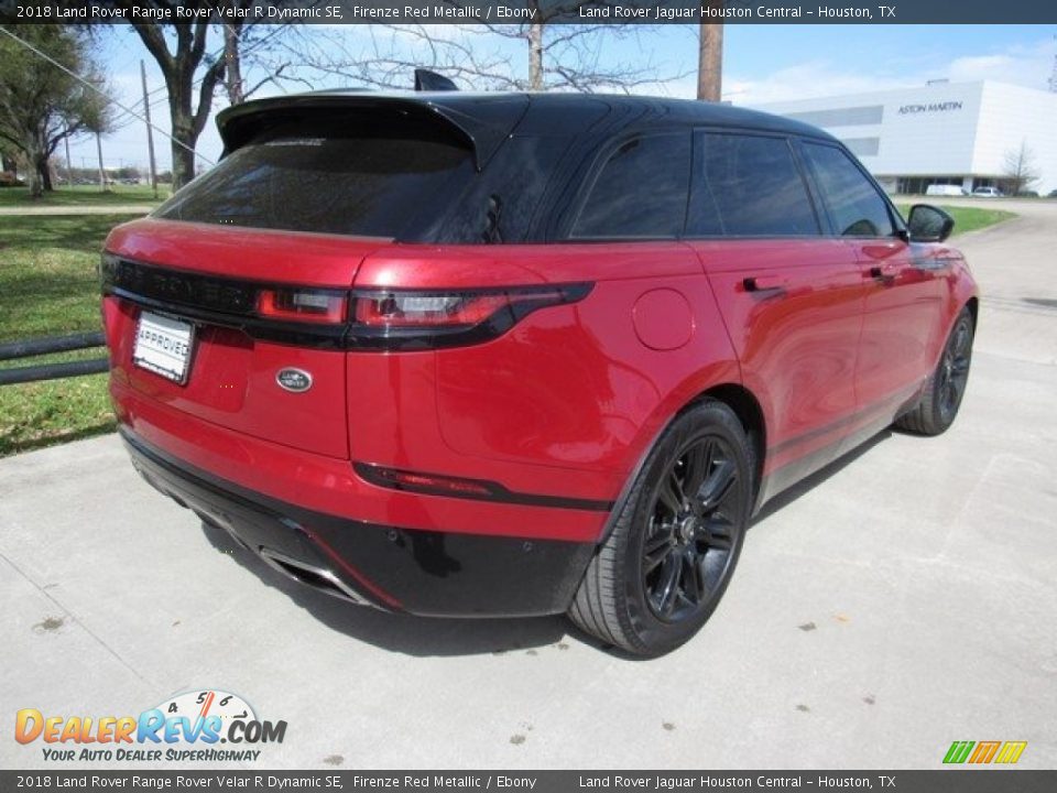 2018 Land Rover Range Rover Velar R Dynamic SE Firenze Red Metallic / Ebony Photo #8