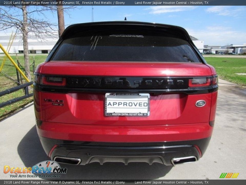 2018 Land Rover Range Rover Velar R Dynamic SE Firenze Red Metallic / Ebony Photo #9