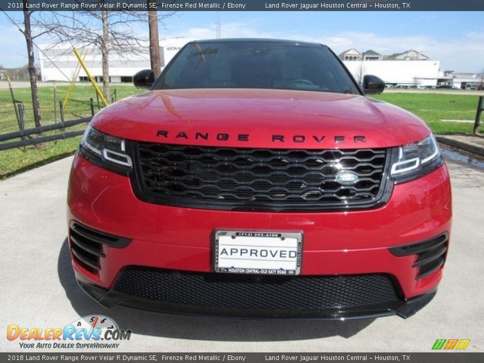 2018 Land Rover Range Rover Velar R Dynamic SE Firenze Red Metallic / Ebony Photo #10