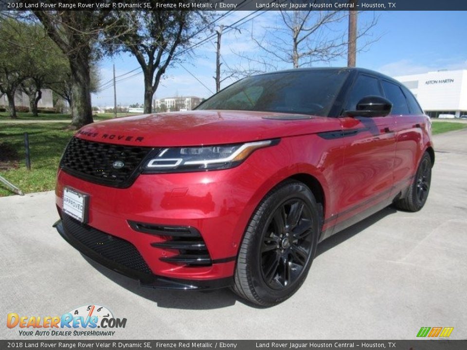 2018 Land Rover Range Rover Velar R Dynamic SE Firenze Red Metallic / Ebony Photo #11
