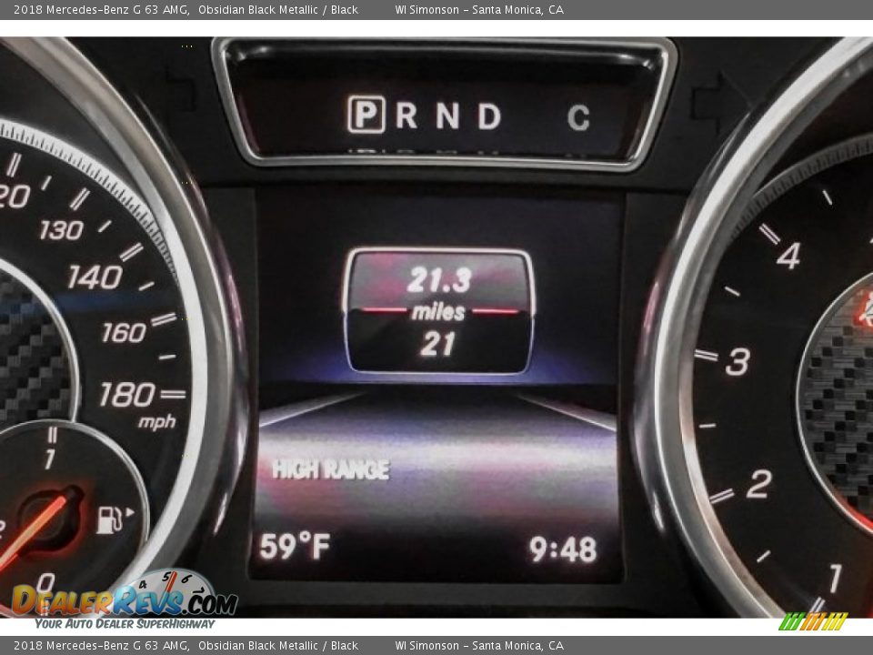 2018 Mercedes-Benz G 63 AMG Obsidian Black Metallic / Black Photo #33