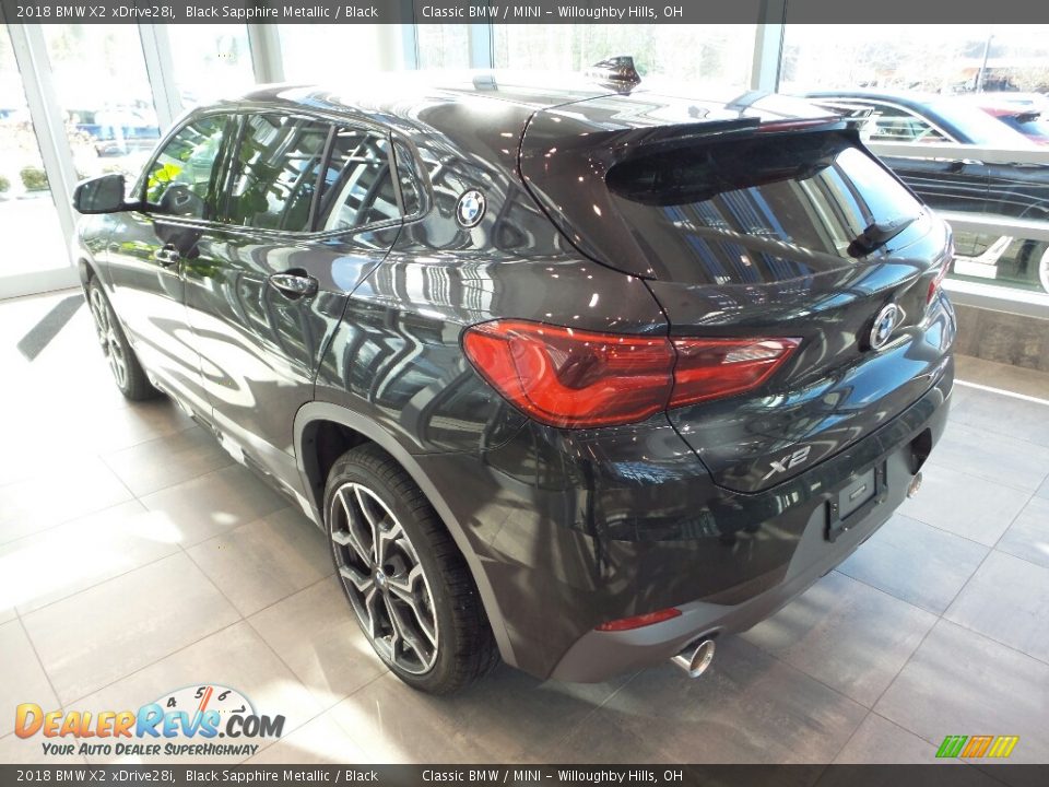 2018 BMW X2 xDrive28i Black Sapphire Metallic / Black Photo #2