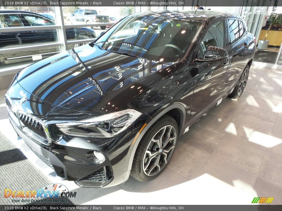2018 BMW X2 xDrive28i Black Sapphire Metallic / Black Photo #3