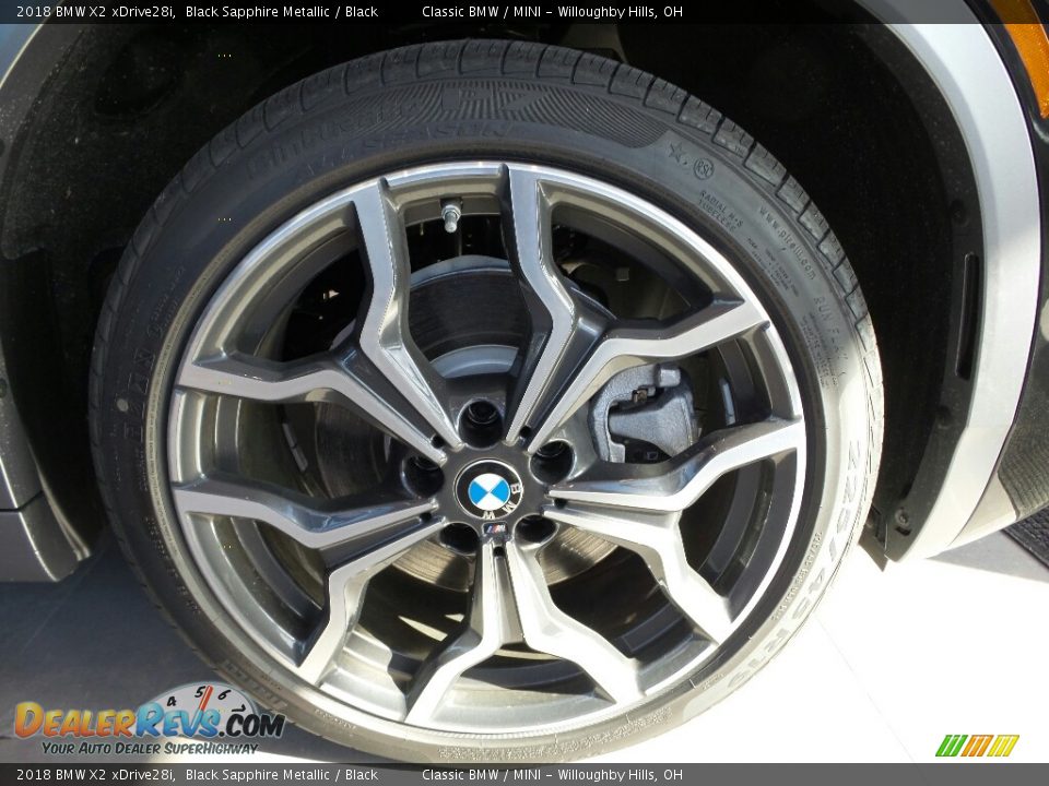 2018 BMW X2 xDrive28i Black Sapphire Metallic / Black Photo #4