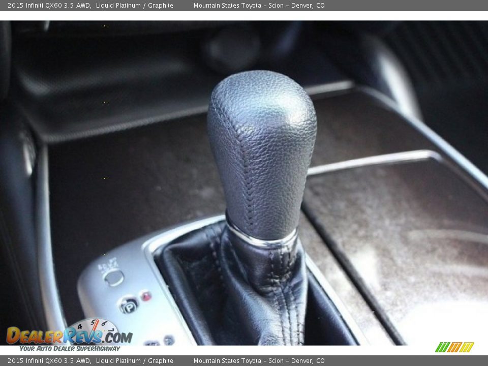 2015 Infiniti QX60 3.5 AWD Liquid Platinum / Graphite Photo #26