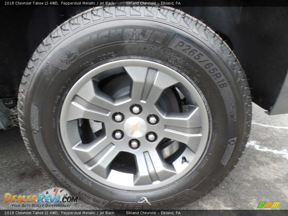 2018 Chevrolet Tahoe LS 4WD Pepperdust Metallic / Jet Black Photo #9