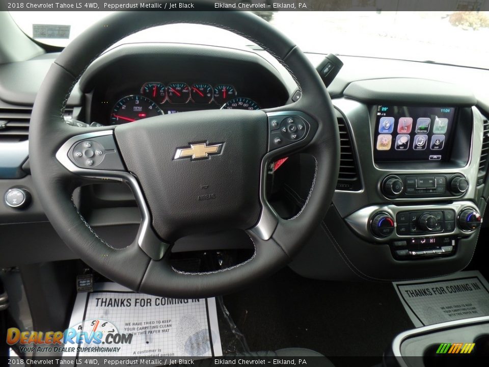 2018 Chevrolet Tahoe LS 4WD Pepperdust Metallic / Jet Black Photo #19