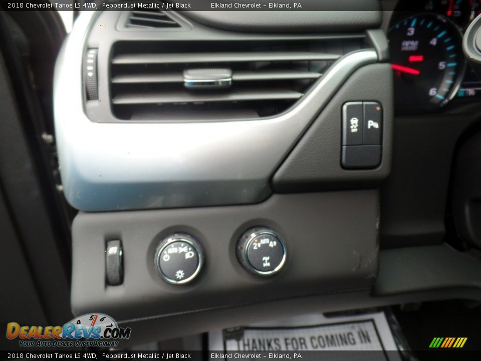 2018 Chevrolet Tahoe LS 4WD Pepperdust Metallic / Jet Black Photo #23