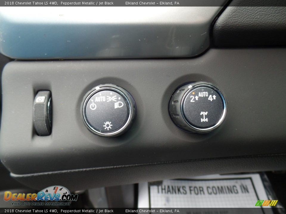 2018 Chevrolet Tahoe LS 4WD Pepperdust Metallic / Jet Black Photo #24