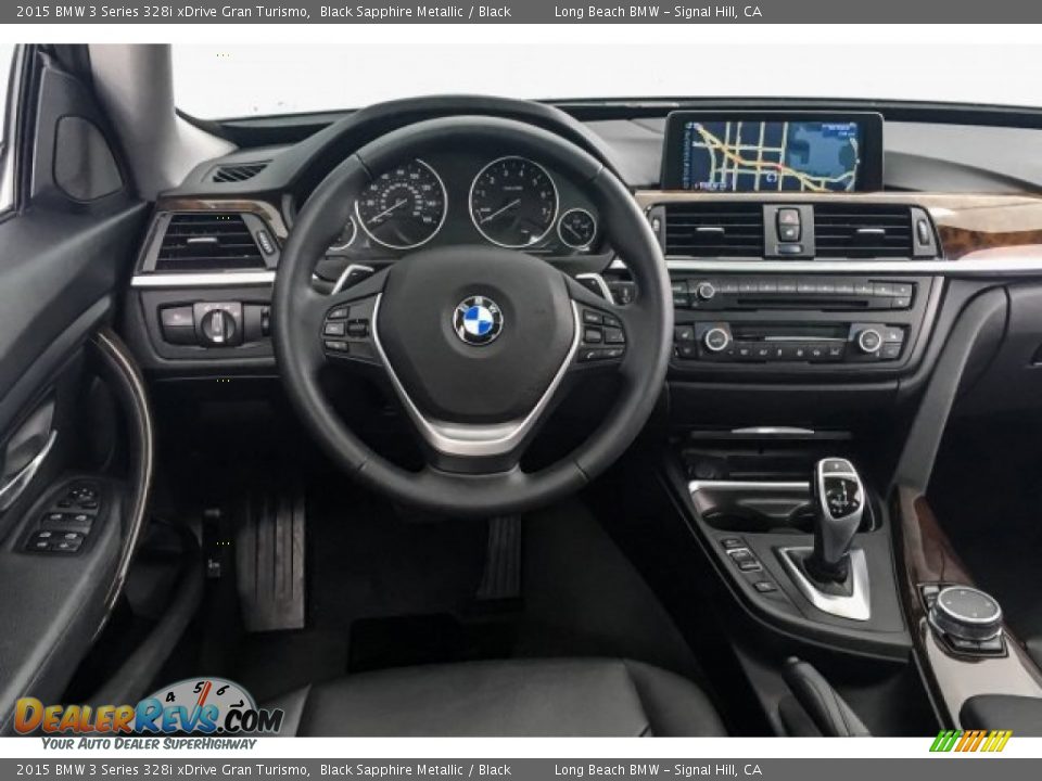 2015 BMW 3 Series 328i xDrive Gran Turismo Black Sapphire Metallic / Black Photo #4