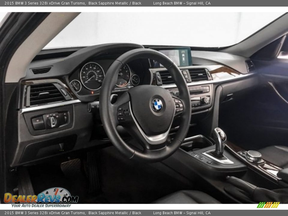 2015 BMW 3 Series 328i xDrive Gran Turismo Black Sapphire Metallic / Black Photo #20