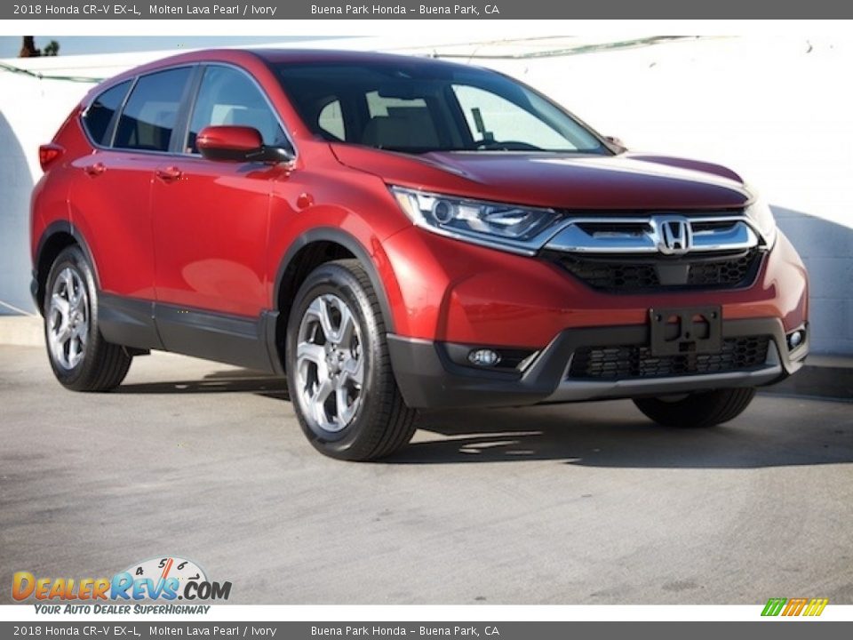 2018 Honda CR-V EX-L Molten Lava Pearl / Ivory Photo #1