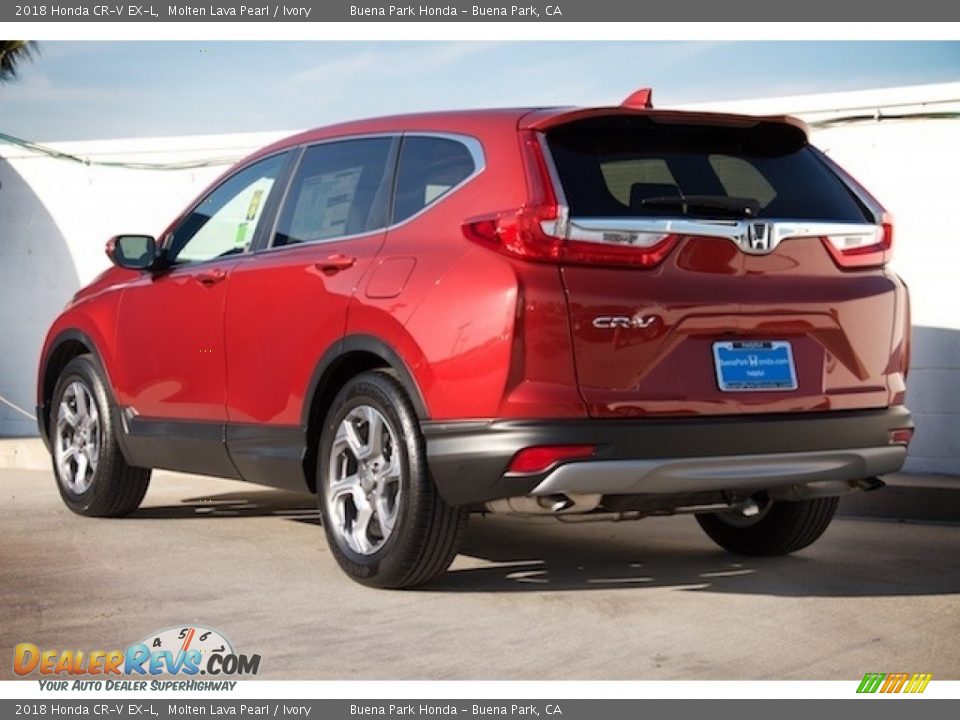 2018 Honda CR-V EX-L Molten Lava Pearl / Ivory Photo #2