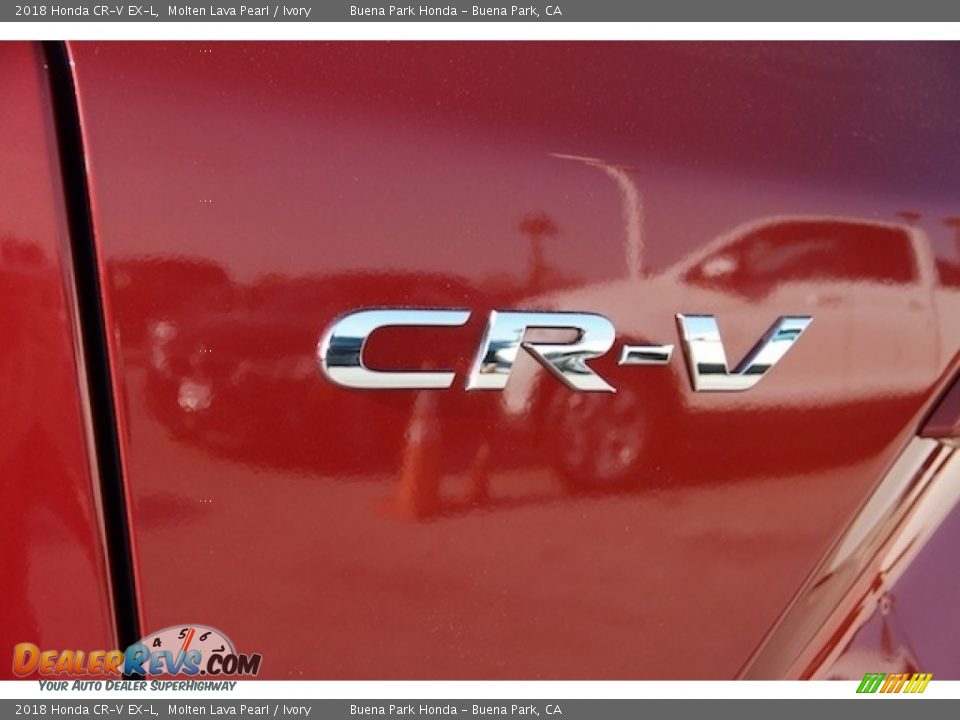 2018 Honda CR-V EX-L Molten Lava Pearl / Ivory Photo #3