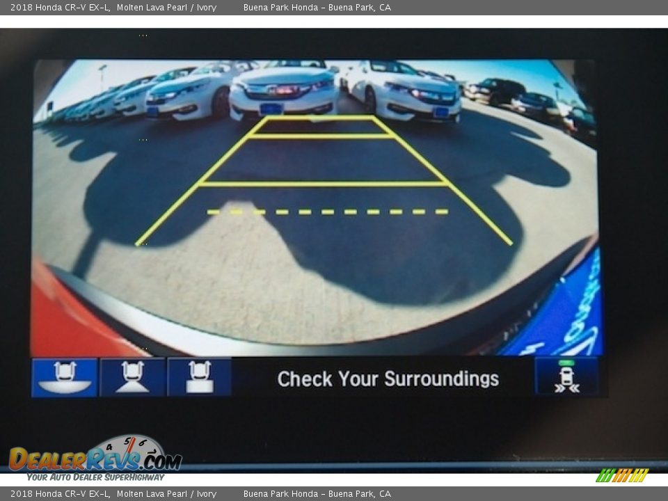 2018 Honda CR-V EX-L Molten Lava Pearl / Ivory Photo #5