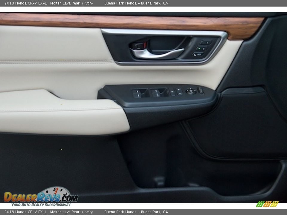 2018 Honda CR-V EX-L Molten Lava Pearl / Ivory Photo #6