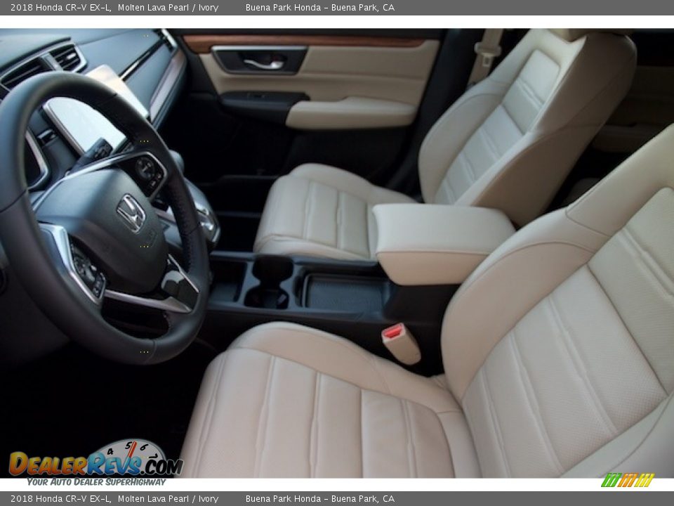 2018 Honda CR-V EX-L Molten Lava Pearl / Ivory Photo #7