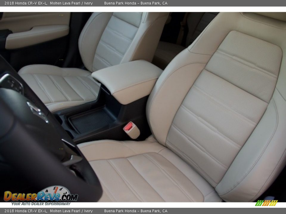 2018 Honda CR-V EX-L Molten Lava Pearl / Ivory Photo #9