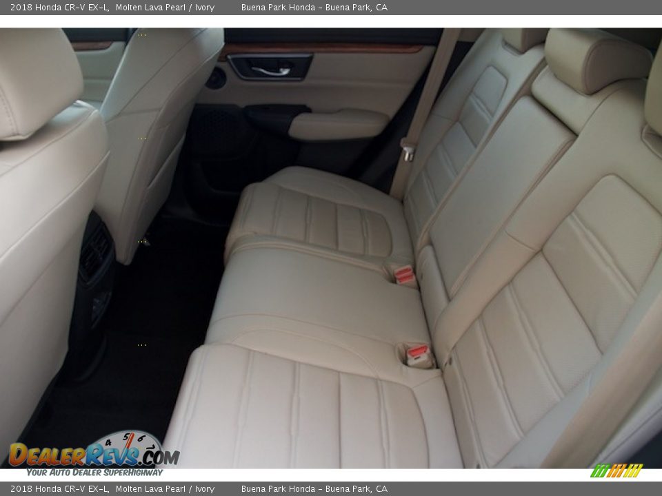 2018 Honda CR-V EX-L Molten Lava Pearl / Ivory Photo #10