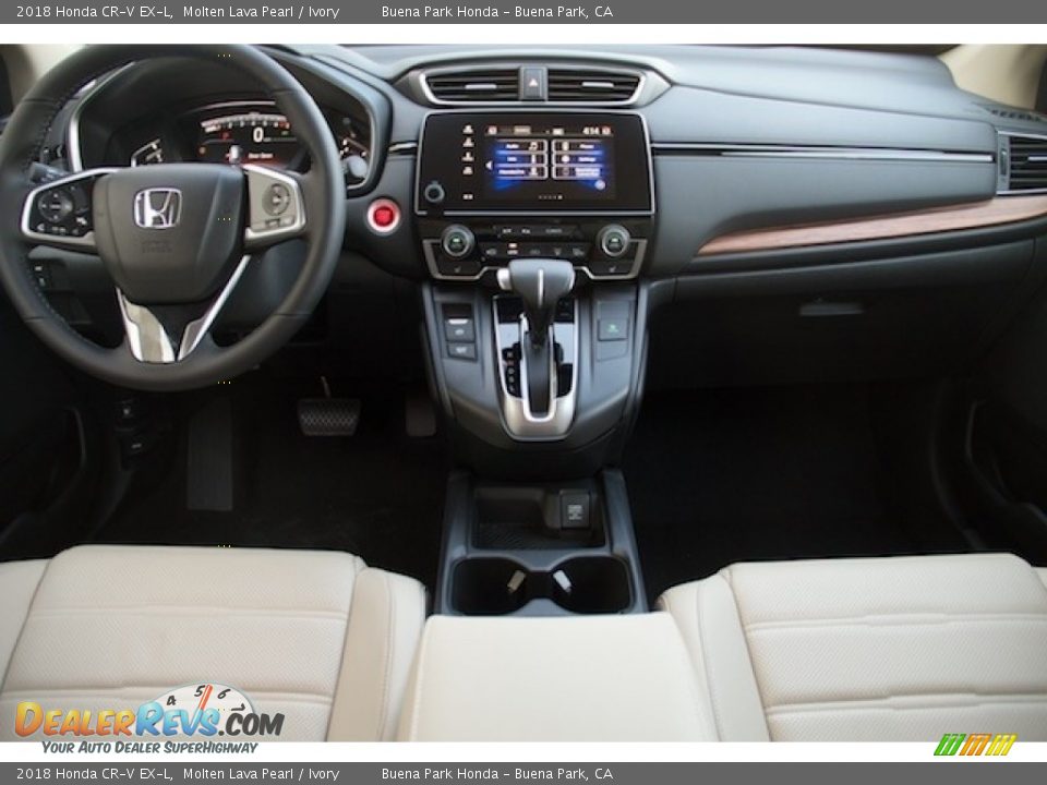 2018 Honda CR-V EX-L Molten Lava Pearl / Ivory Photo #11