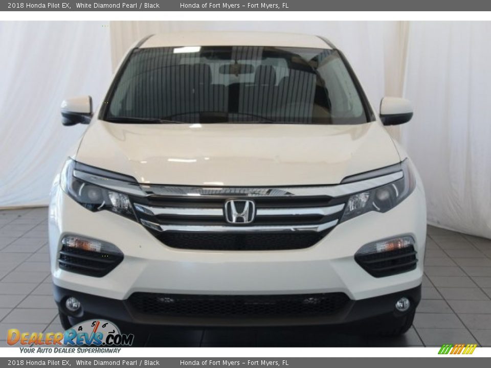 2018 Honda Pilot EX White Diamond Pearl / Black Photo #3