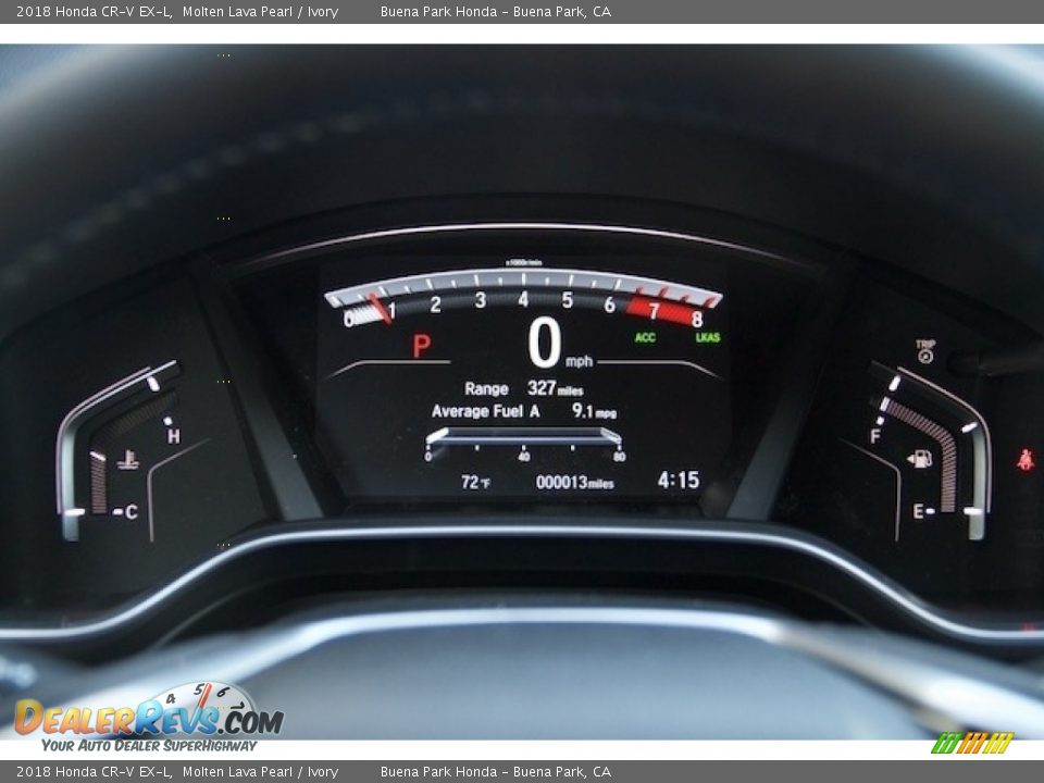 2018 Honda CR-V EX-L Molten Lava Pearl / Ivory Photo #16