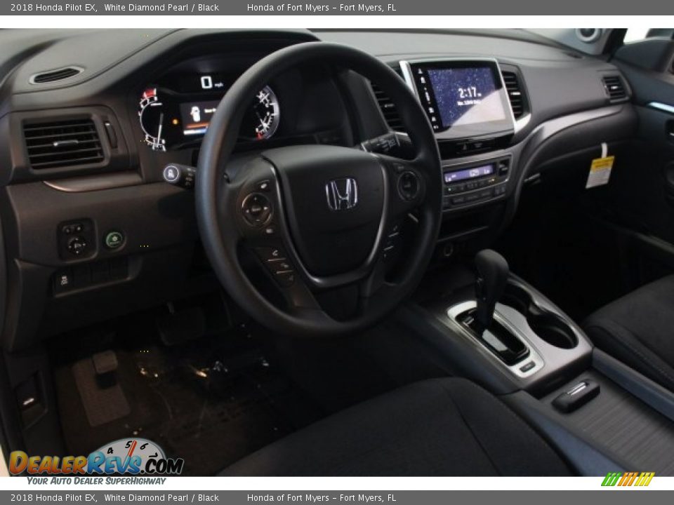 2018 Honda Pilot EX White Diamond Pearl / Black Photo #18