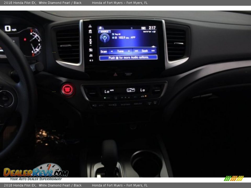 2018 Honda Pilot EX White Diamond Pearl / Black Photo #22